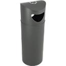 Nord Sued Kombi- Standascher Oslo, Stahlblech, mit 75 L Inneneimer, für Außenbereich