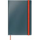 Notitieboek Leitz Cosy, DIN B5, ruitvormig, 100 g/m² papier, 80 vel, harde kaft, grijs