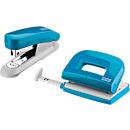 Novus hole punch - stapler SET Evolution Twin set fresh, petrol