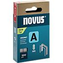 Novus nieten type A, lengte 8 mm, staaldraad, 2000 stuks