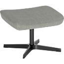 Nowy Styl beensteun Barrique, voor draaistoel Barrique, tot 110 kg, polyester bekleding/aluminium, saliegroen/zwart