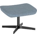 Nowy Styl Beinauflage Barrique, für Drehsessel Barrique, bis 110 kg, Polyesterbezug/Aluminium, denimblau/schwarz