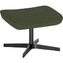 Nowy Styl Beinauflage Barrique, für Drehsessel Barrique, bis 110 kg, Polyesterbezug/Aluminium, forest dunkelgrün/schwarz