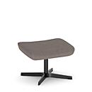 Nowy Styl Beinauflage Barrique, für Drehsessel Barrique, bis 110 kg, Polyesterbezug/Aluminium, taubengrau/schwarz