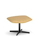 Nowy Styl Beinauflage Otuli, für Drehsessel Otuli, bis 110 kg, Polyesterbezug/Aluminium, brassgold/schwarz