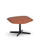 Nowy Styl Beinauflage Otuli, für Drehsessel Otuli, bis 110 kg, Polyesterbezug/Aluminium, cinnamonbraun/schwarz