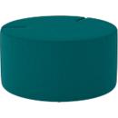 Nowy Styl Sitzpouf Tri.Ply M, modular, Blazer-Stoff, ø 85 cm, petrol