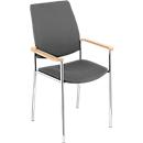 Nowy Styl Stapelstuhl Zen, anthrazit/Buche natur