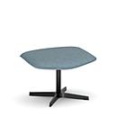 NowyStyl Beinauflage Otuli, für Drehsessel Otuli, bis 110 kg, Polyesterbezug/Aluminium, denimblau/schwarz