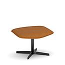 NowyStyl Beinauflage Otuli, für Drehsessel Otuli, bis 110 kg, Polyesterbezug/Aluminium, orange/schwarz