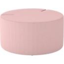 NowyStyl Sitzpouf Tri.Ply M, modular, Blazer-Stoff, ø 85 cm, rosa