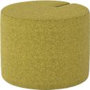 NowyStyl Sitzpouf Tri.Ply S, modular, Blazer-Stoff, ø 55 cm, gelb