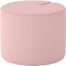 NowyStyl Sitzpouf Tri.Ply S, modular, Blazer-Stoff, ø 55 cm, rosa