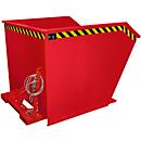 Olie- en waterdicht gelast, voor kiepcontainer type GU 1000 + 1500 + 2000