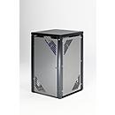 Ombouw voor vuilnisbakken MBS 1, plaatstalen coating, met klapdeksel, voor vuilcontainers van 120 l en 240 l, uit te breiden