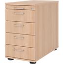 Onderkast Breno 13333, lade voor keukengerei, B 428 x D 800 x H 720-760 mm, spaanplaat, eiken