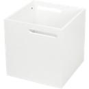 Opbergbox Berlin, van stevige spaanplaat, 340 mm, wit
