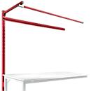 Opbouwframe met giek, Aanbouwtafel SPECIAAL werktafel-/werkbank UNIVERSAL/PROFI, 1750 mm, robijnrood