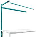 Opbouwframe met giek, Aanbouwtafel SPECIAAL werktafel-/werkbank UNIVERSAL/PROFI, 1750 mm, waterblauw