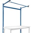 Opbouwframe met giek, Basistafel SPECIAAL werktafel-/werkbank UNIVERSAL/PROFI, 1500 mm, briljantblauw