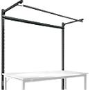 Opbouwframe met giek, Basistafel SPECIAAL werktafel-/werkbank UNIVERSAL/PROFI, 1750 mm, antraciet