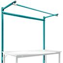 Opbouwframe met giek, Basistafel STANDAARD werktafel/werkbank UNIVERSAL/PROFI, 1750 mm, waterblauw