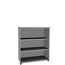 Open kast, 1-delig, 3 ordnerhoogten, b 1000 mm, lichtgrijs