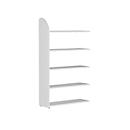 Open kast Dante®, stellingsectie, H 1900 x B 1000 mm, zonder achterwand, wit