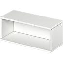 Open opzetkast TETRIS WOOD - B 1000 x D 421 x H 400 mm - 1 OH - wit - ons merk Schäfer Shop Genius
