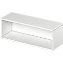 Open opzetkast TETRIS WOOD - B 1200 x D 421 x H 400 mm - 1 OH - wit - ons merk Schäfer Shop Genius