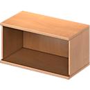 Open opzetkast TETRIS WOOD - B 800 x D 421 x H 400 mm - 1 OH - beuken decor - ons merk Schäfer Shop Genius