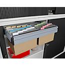 Opening locking device, for cross shutter cabinet, for 2 filing heights