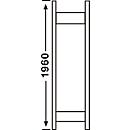 Openkastsysteem R3000, frame, H 1960 x 400 mm