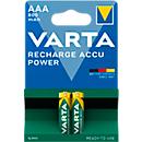 Oplaadbare batterij VARTA POWER PLAY LONGLIFE, micro AAA, 2 stuks