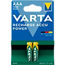 Oplaadbare batterijen van VARTA, micro AAA, 2 stuks