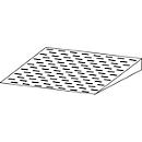 Oprijplaat voor asecos vloerelementen met B 1400 x H 78 mm, gegalvaniseerd staal, B 1320 x D 720 mm