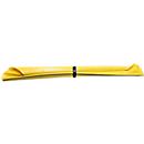 Opvangbak voor kleine containers Quick, volume 170 l, opvouwbaar, B 1200 x D 1200 x H 120 mm, PVC, geel