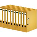 Ordner - A4 - rugbreedte 50 mm - geel - 10 stuks - ons merk Schäfer Shop Select