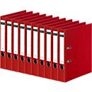 Ordner - A4 - rugbreedte 50 mm - rood - 10 stuks - ons merk Schäfer Shop Select