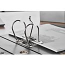 Ordner - A4 - rugbreedte 80 mm - grijs - 10 stuks - ons merk Schäfer Shop Select