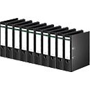 Ordner - A4 - rugbreedte 80 mm - zwart - 10 stuks - ons merk Schäfer Shop Select