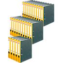 Ordner herlitz maX.file nature, DIN A4, Rückenschild geklebt, Hartpappe, Rückenbreite 50 mm, gelb, 25 Stück