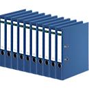 Ordner Schäfer Shop Select, DIN A4, Rückenbreite 50 mm, Griffloch, auswechselbares Rückenschild, Polypropylen, 10 Stück, blau