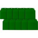 Orgatex insteekhoezen, A6 liggend, groen, 10 st.