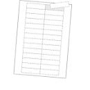 ORGATEX insteekkartons Standaard, wit, 200 stuks, 27 x 100 mm