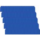Orgatex Sichttaschen, A6 quer, blau, 50 St.