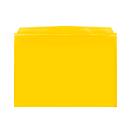 Orgatex Sichttaschen, m. Klappe, A5 quer, gelb, 10 St.