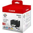 Original Canon ink cartridges PGI-1500XL CMYK, Mixpack, cyan, magenta, yellow, black