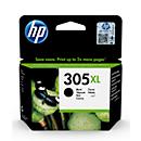 Original HP Ink Cartridge 305XL, single pack, black