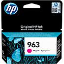 Original HP Ink cartridge 963, single pack, magenta